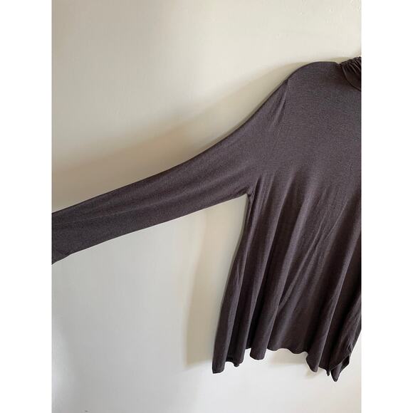 Soft Surroundings Charcoal Grey Timely Turtleneck Tunic - Picture 2 of 4